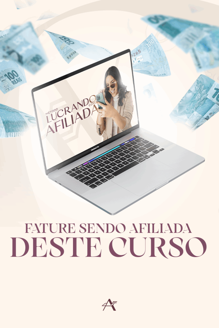 Fature sendo afiliada deste curso