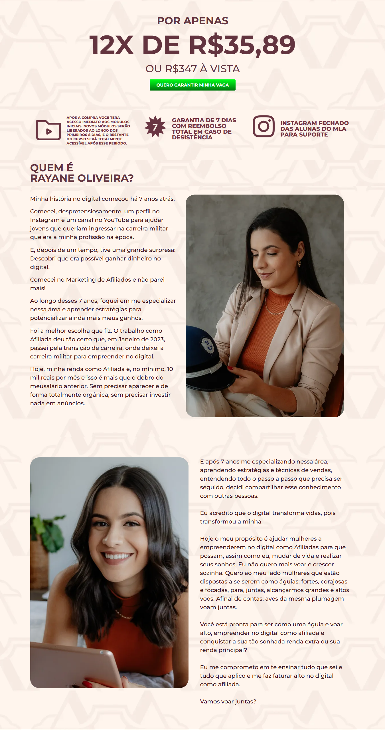 Quem é Rayane Oliveira e quanto custa seu curso